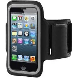SmartFitness Apple iPhone 5/5S/SE Handy Sport Armband, Smartphone Sportarmband, Schwarz