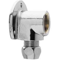 Universal Wandscheibe 451810 Messing verchromt, 1/2"x10mm, mit 1 Quetsche