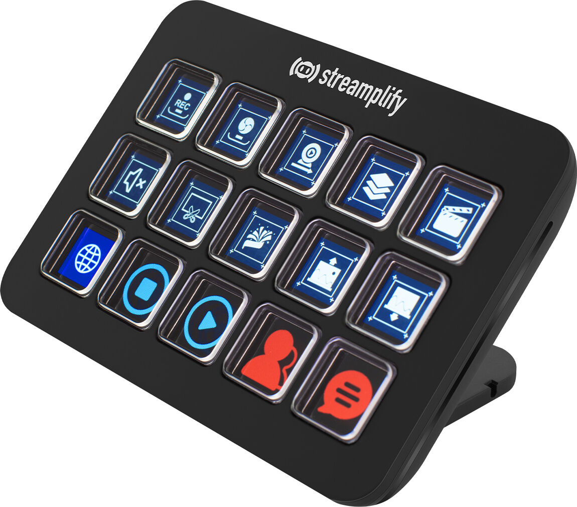 Streamplify Streaming Deck One - Usb-Hub - Svart