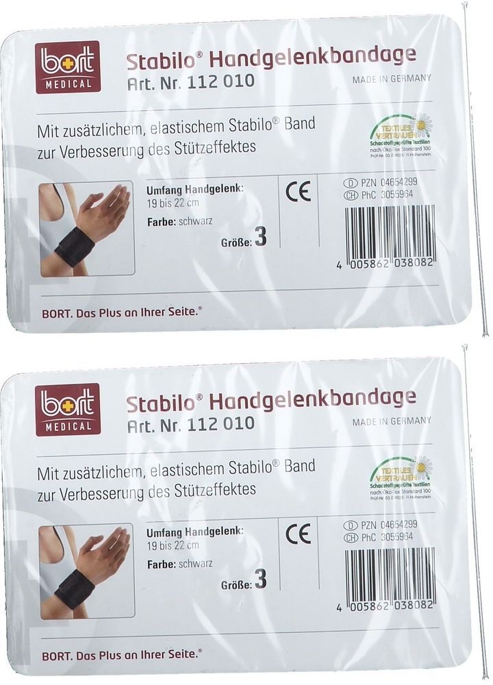 Bort Stab Handgel BA Schw3 x2 2x1 St Bandage(s)