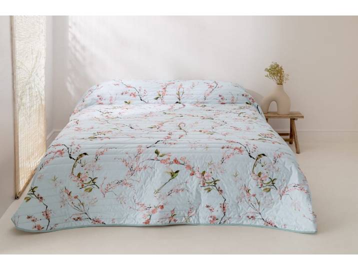Couvre-lit 100% coton multicolore 180x260 cm