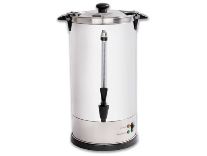 Beeketal 'BGK9' Gastro Rundfilter Kaffeemaschine 9 Liter mit rosftreiem Permanent-Filter, Edelstahl Filterkaffeemaschine doppelwandig mit 2 Heizsystemen (Brühen/Warmhalten) und Füllstandsanzeiger