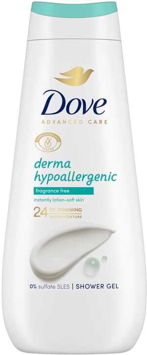 Dove Gel de Banho Avançado Gel de Banho Hipoalergénico 400 ml