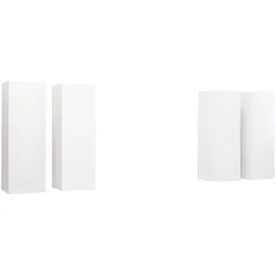 vidaXL TV-Schränke 4 Stk. Weiß 30,5x30x90 cm Holzwerkstoff