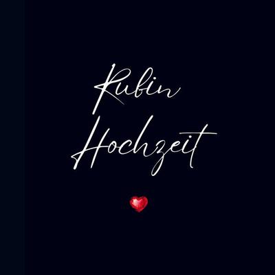 Gästebuch 'Rubin Hochzeit'- Premium Gästebuch Blanko, Gebundene Ausgabe von Sara Klein, Bookmundo, 978-94-037-0670-2