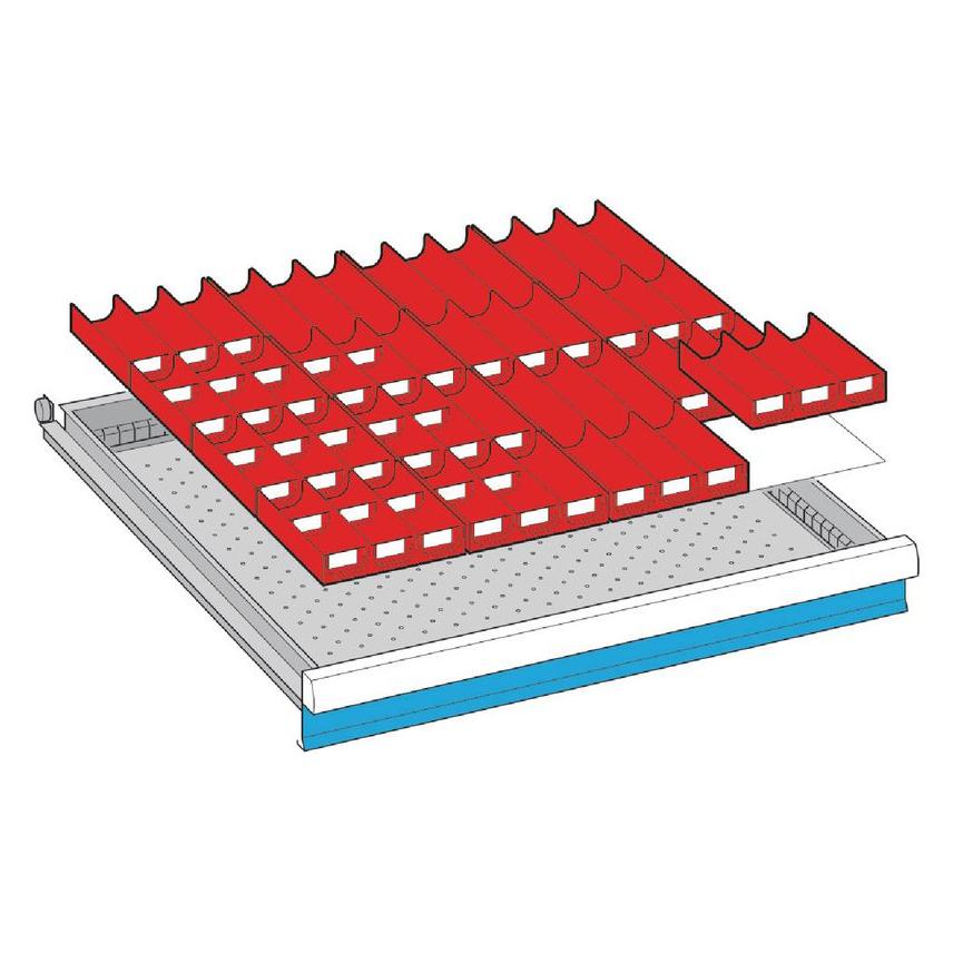 Lista Einteilungs-Set für Schubladenmasse 612 x 612 mm (11504895)