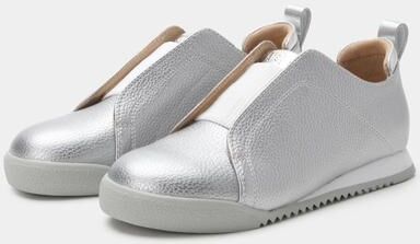 Women's Reah Fashion Slip-On Sneaker by Alegria in Silver (Size 6 1/2 M)