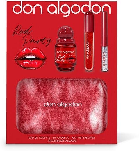 DON ALGODON Estuche Red Party