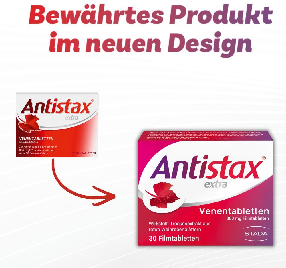 Antistax extra Venentabletten 30 St Filmtabletten