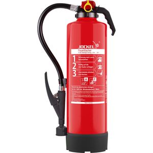 Jockel Feuerlöscher F6JX 21 Classic, 6 Liter, Fettbrandschaum, 21A, 75F, Schlagknopf, fluorfrei