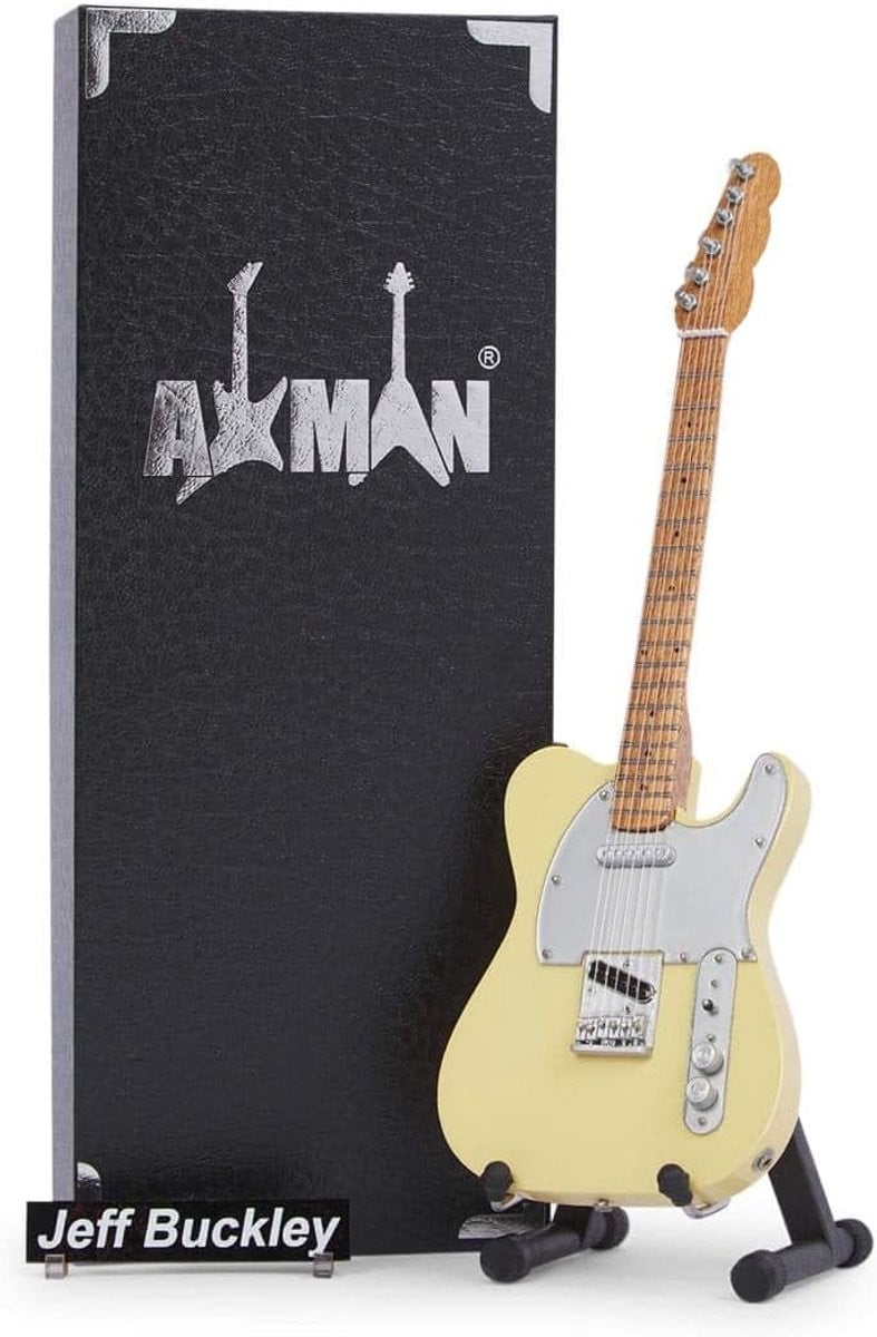 Jeff Buckley Miniature Gitaar Handgemaakt Ornament