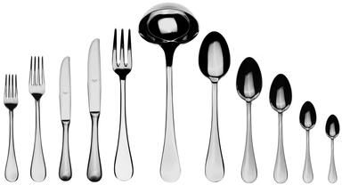 Mepra Brescia Flatware Set - 99 Pieces - Stainless Steel