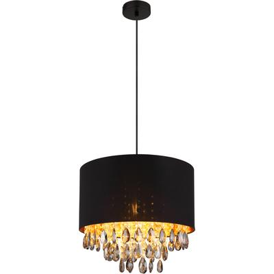 GLOBO LIGHTING Hängeleuchte "COLETTA", schwarz, 1 Stk., Leuchten, Hängelampe/Pendelleuchte/Esszimmer/Wohnzimmer/Esstisch, Hängeleuchte