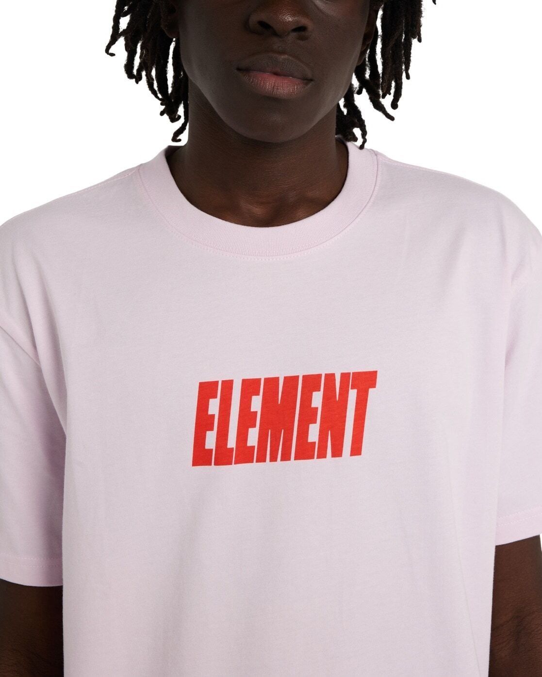 T-Shirt ELEMENT "Pool Draining", Herren, Gr. M, rosa (light lila), Obermaterial: 100% Baumwolle., Shirts T-Shirt light lila M