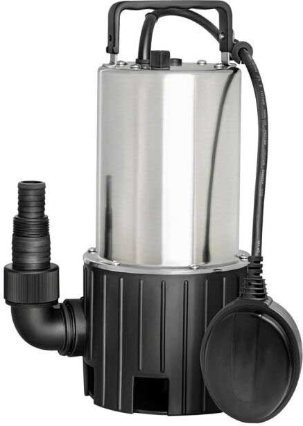 Worgrip dompelpomp voor vuilwater, 1100W, zilver