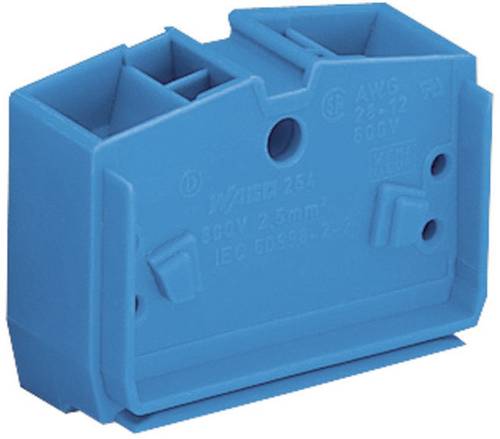 WAGO 264-351 Einzelklemme 10mm Zugfeder Belegung: L Grau