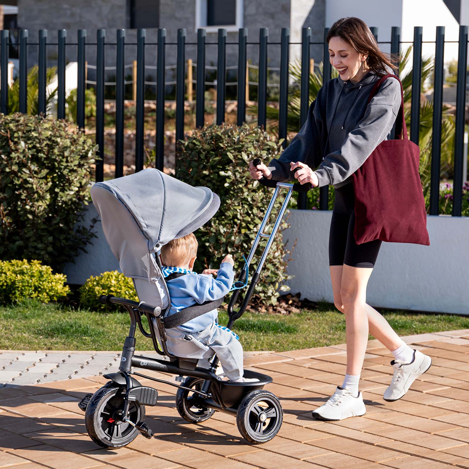 Dreirad KINDERKRAFT "FREEWAY", rosa (pink), Dreiräder, Kinder, Dreirad