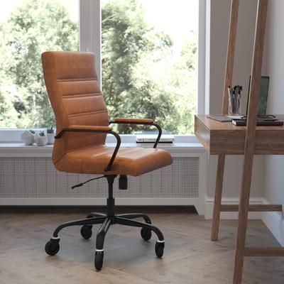 Lancaster Home Executive Chair on Skate Wheels