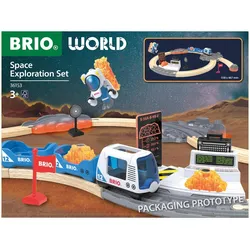 Ravensburger BRIO World Weltraumforschungs-Set - Holzeisenbahnset - wunderbares Geschenk für Kinder ab 3 J