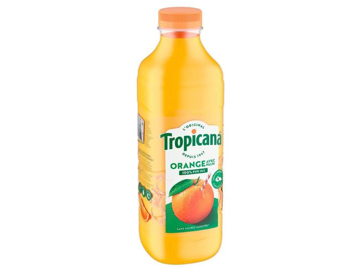 [Date courte] TROPICANA jus orange avec pulpe 1L