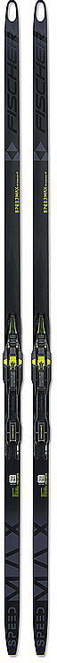 FISCHER Langlaufski Set Skating Speedmax 80 Skate Plus 115 Stiff schwarz   186 B