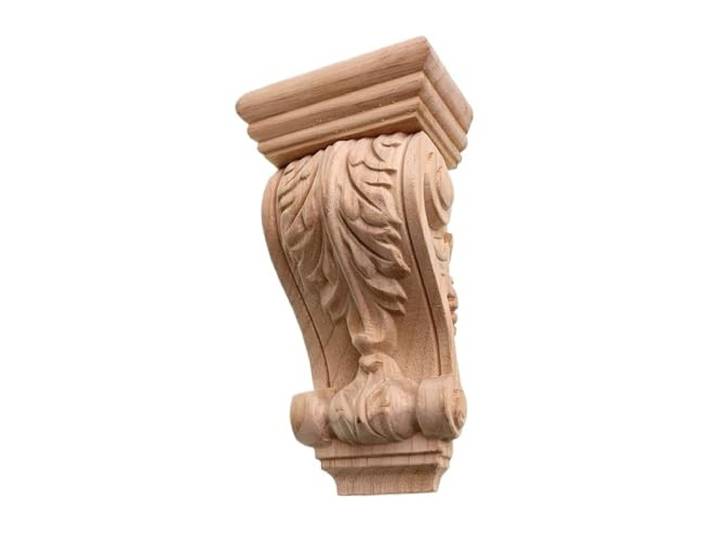 LuoAXINN Holzkragsteine Holz Kleiderschrank dekorative Corbel Applikation Stigma geschnitzt Späne Hochzeit Dekoration Miniaturas Handwerk Home Decor(Color6)