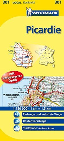 Michelin - Michelin Picardie: Straßen- und Tourismuskarte - Preis vom 30.09.2026 09:01:18 h