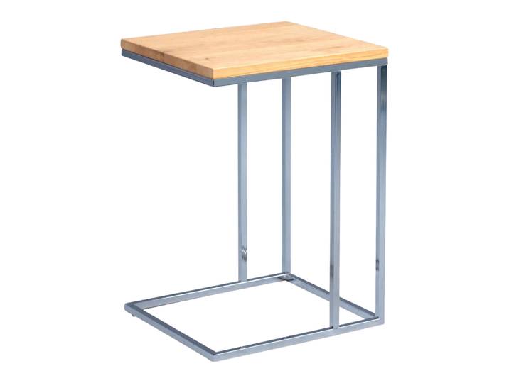 Beistelltisch Finn, Johann Jakob, wildeichefarbig/silber, Holz