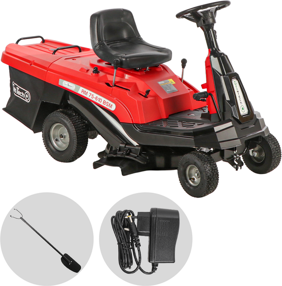 GeoTech RM 75-610 BSM - Tracteur mini-rider avec boîte de vitesses mécanique - Moteur 224 cm³