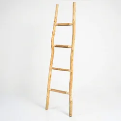 Large Kemu Wood Ladder - 1.5m - Natural - Japan Style