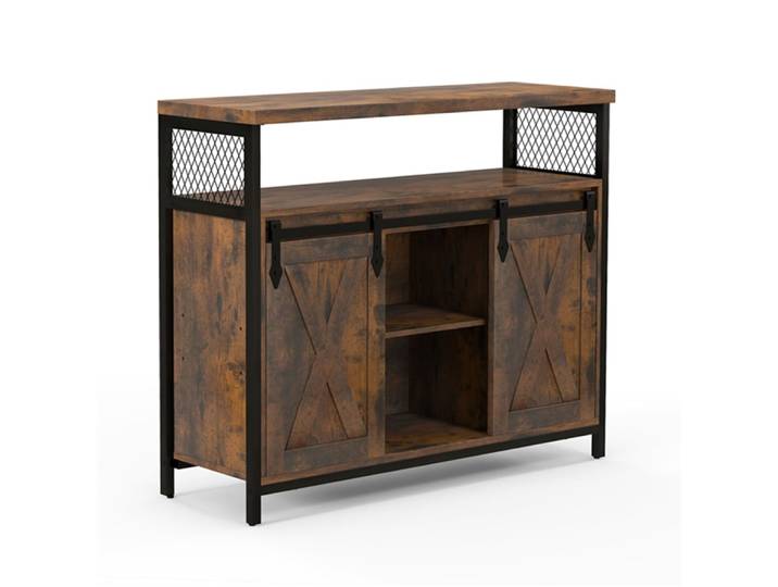 Meuble de rangement de cuisine marron