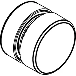 HSK Ersatzteile Knopfgriff, E100140-12-41-Chrom E100140-12-41-Chrom