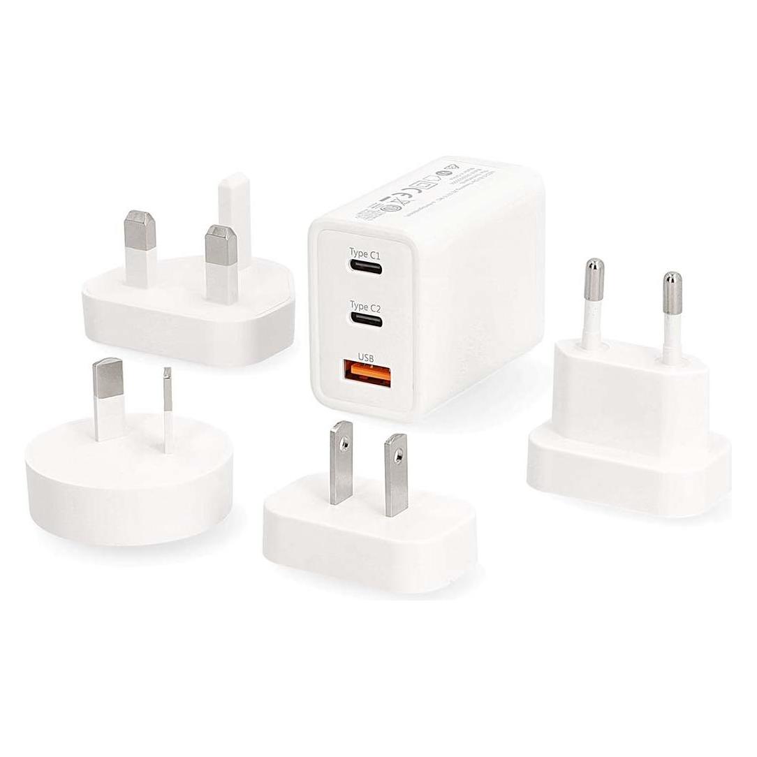 Nedis Reise-Adapter - 100-240 V AC 50/60 Hz - 65 W - Weiss (WTCGPD65W100WT)