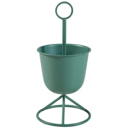 Helloshop26 - Pflanzenständer im Outdoor-Stil 48 x 23 cm 1 grüner Pflanztopf