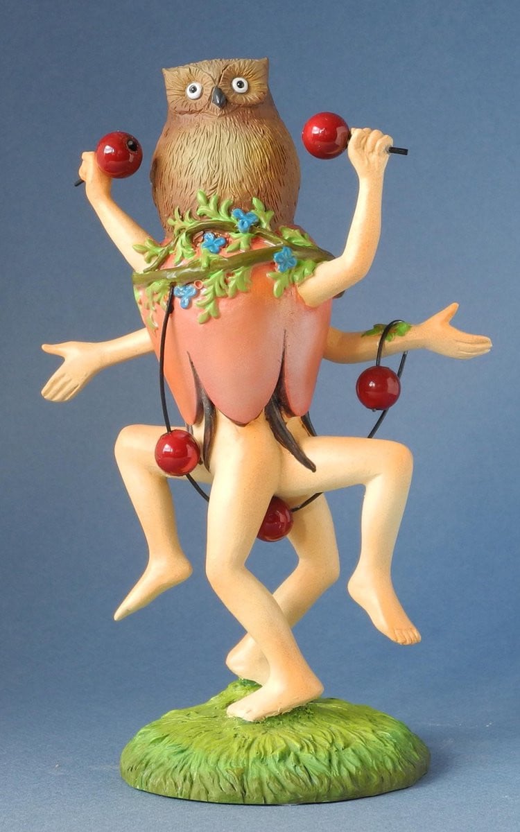 Dancers met uil voor volwassenen