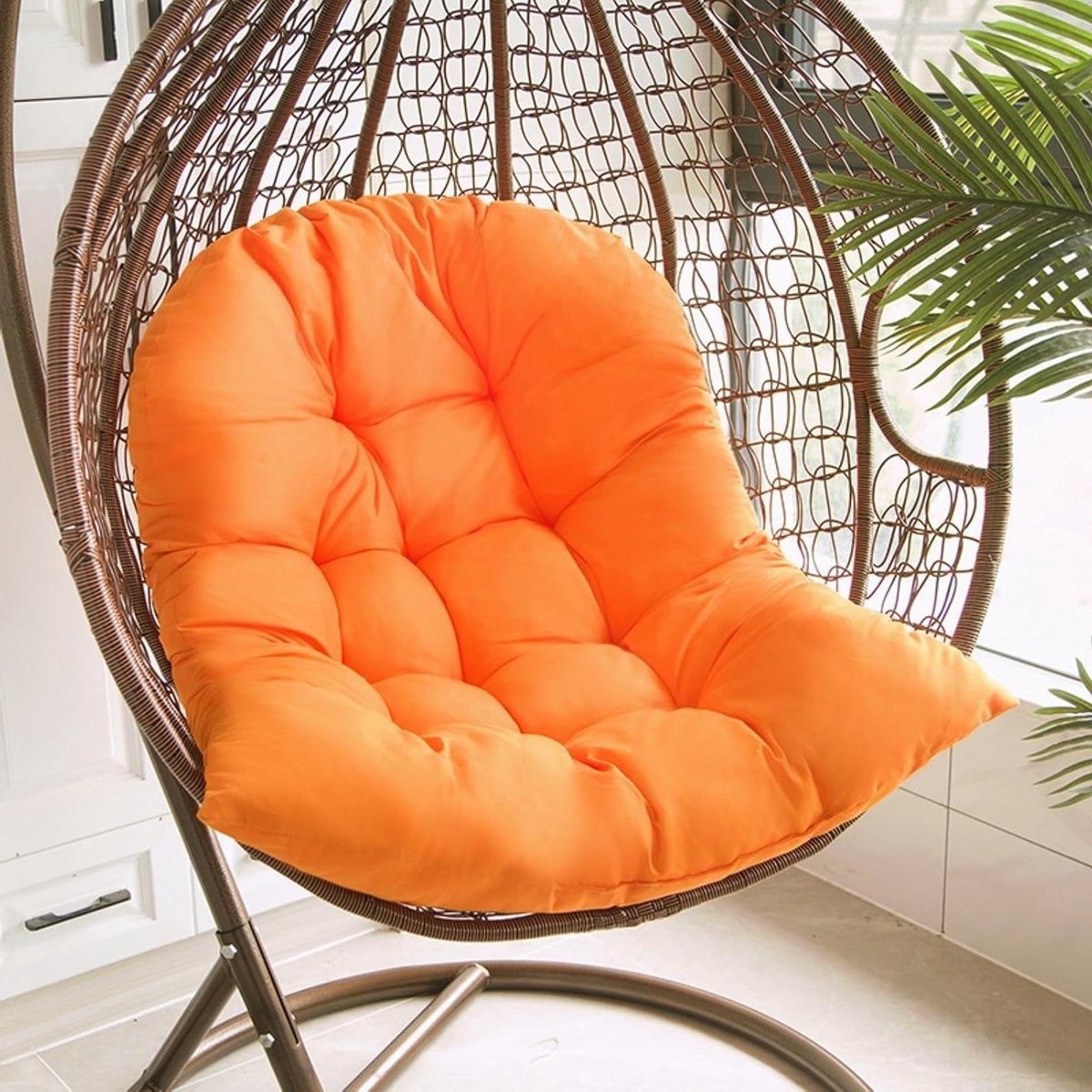 Vervangingskussen voor Egg Chair - Oranje - 80 x 100 cm
