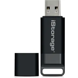 iStorage datAshur BT - USB Flash-Laufwerk (biometrisch) (16 GB, USB-A), USB Stick, Schwarz