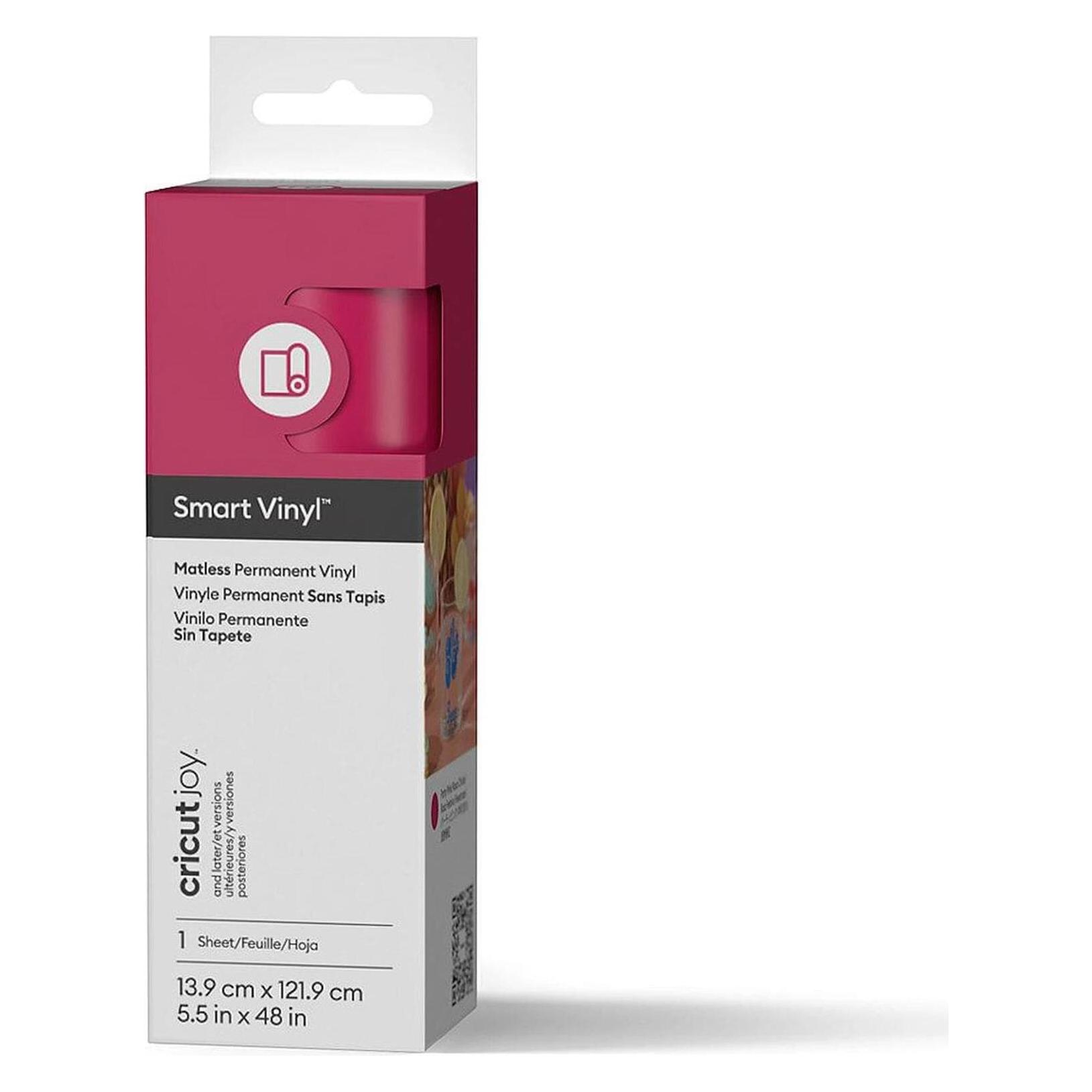 Cricut Smart Vinyl Permanent Joy 14x122cm 1 sheet Mat Party Pink (P) (2011696)