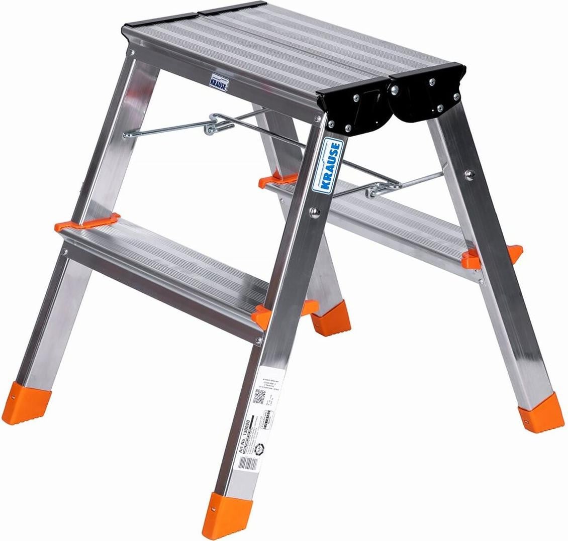 Krause intrekbare trap, zilverkleurig