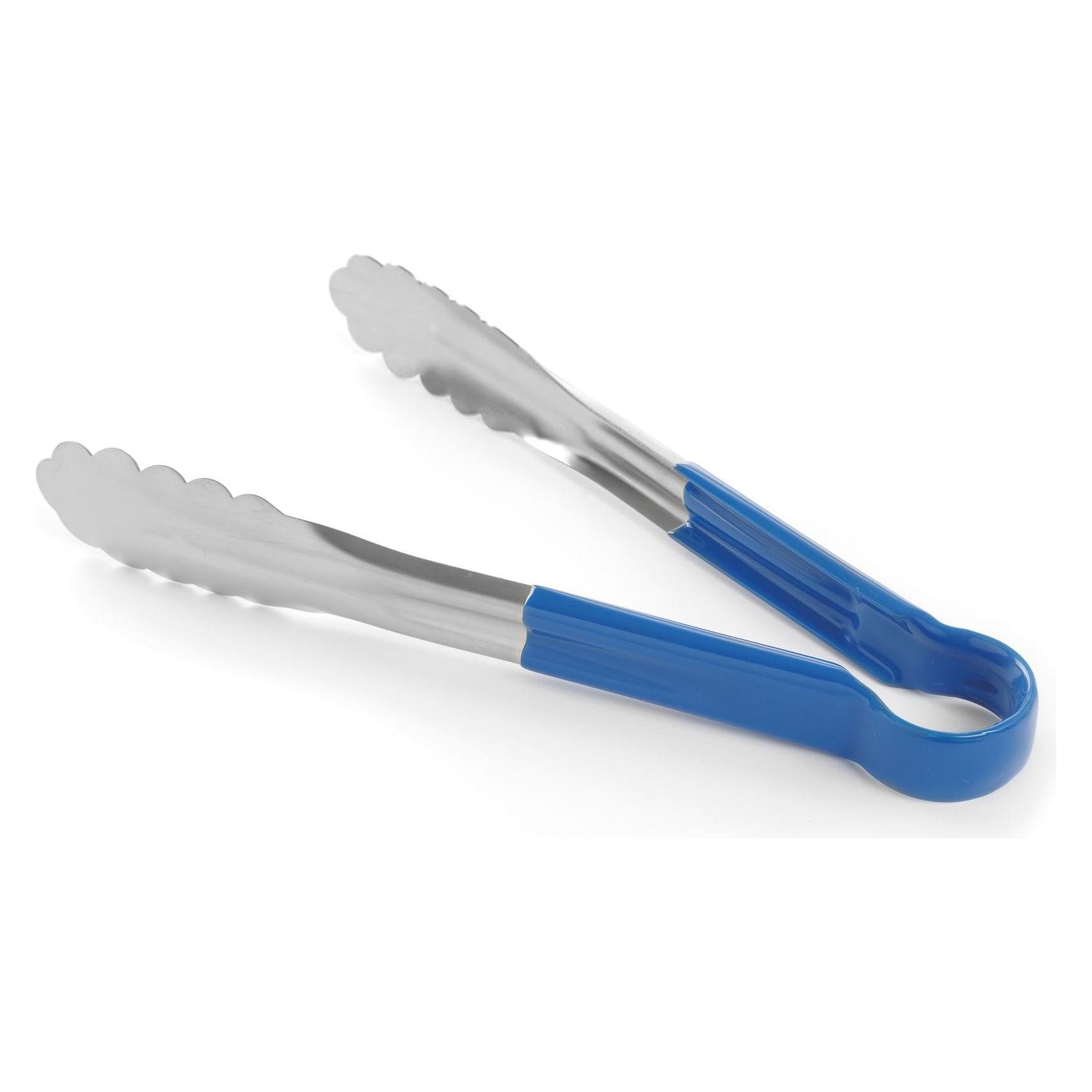 Hendi Servierzange mit Griff aus PVC, blau (Servierzange) (171844)