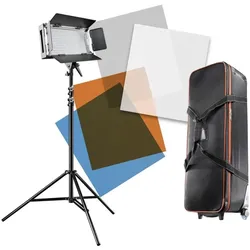 Walimex Artdirector (Flächenleuchte, Studioleuchte), Dauerlicht, Schwarz