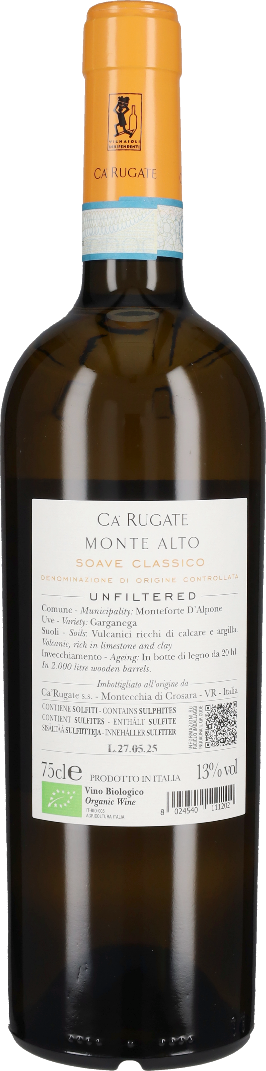 Soave Classico 'Monte Alto' Ca' Rugate 2023