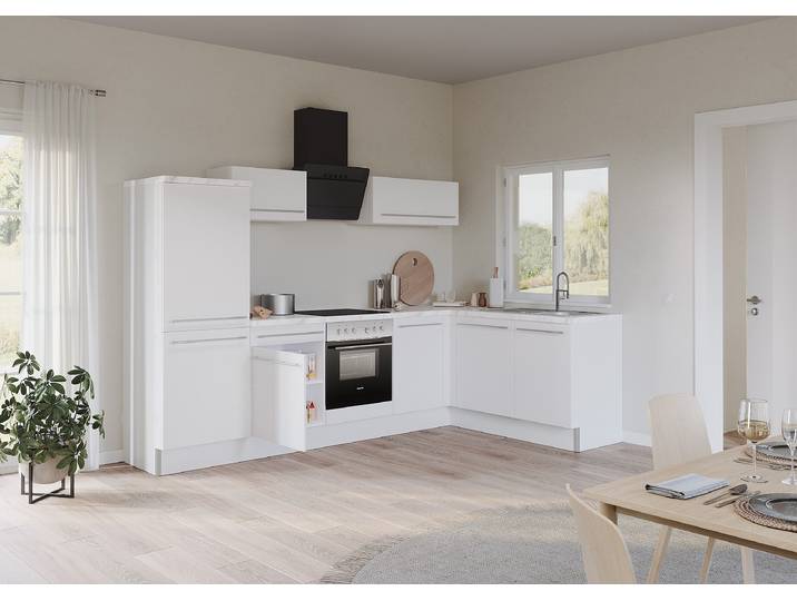 Meuble bas Venezia 1 porte 60cm Blanc/Blanc