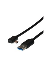 EFB Elektronik USB 3.2 Gen1 5Gbit 3A Kabel Typ-A Stecker Typ-C 90° 3m 3 m (EBUSBC-USBC5GAK.3)