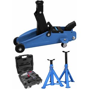 Güde Rangierwagenheber Reifenwechsel-Set, 18050, 135-330 mm Hubhöhe, hydraulisch, Tragkraft 2 t