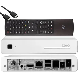 VU+ Plus Zero HW Version 2, 1x DVB-S2 Tuner Linux Full HD Sat Receiver - Weiss