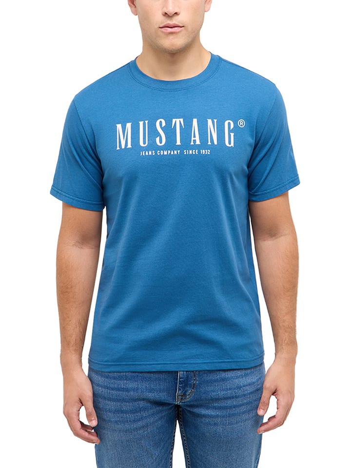 Mustang Shirt "Austin" in Blau - L