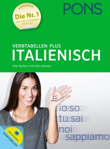 PONS Verbtabellen Plus Italienisch: Alle Verben mit links können - Preis vom 04.10.2026 03:51:26 h