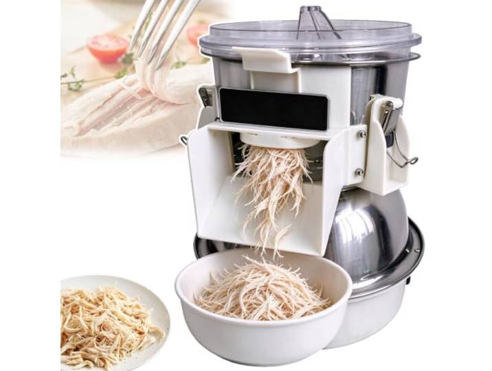 Elektrische Hähnchenbrust-Zerkleinerer-Twist-Maschine 180 W Mit 5 x 10 cm großem Ausgangsausgang und geringem Geräuschpegel, for die Küche zu Hause und im Restaurant