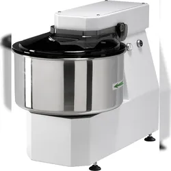 Spiralmischer mit festem Kopf. 32-Liter-Behälter. Teig 25 kg. Produktion 75 kg/Stunde. FIMAR Modell 30LN